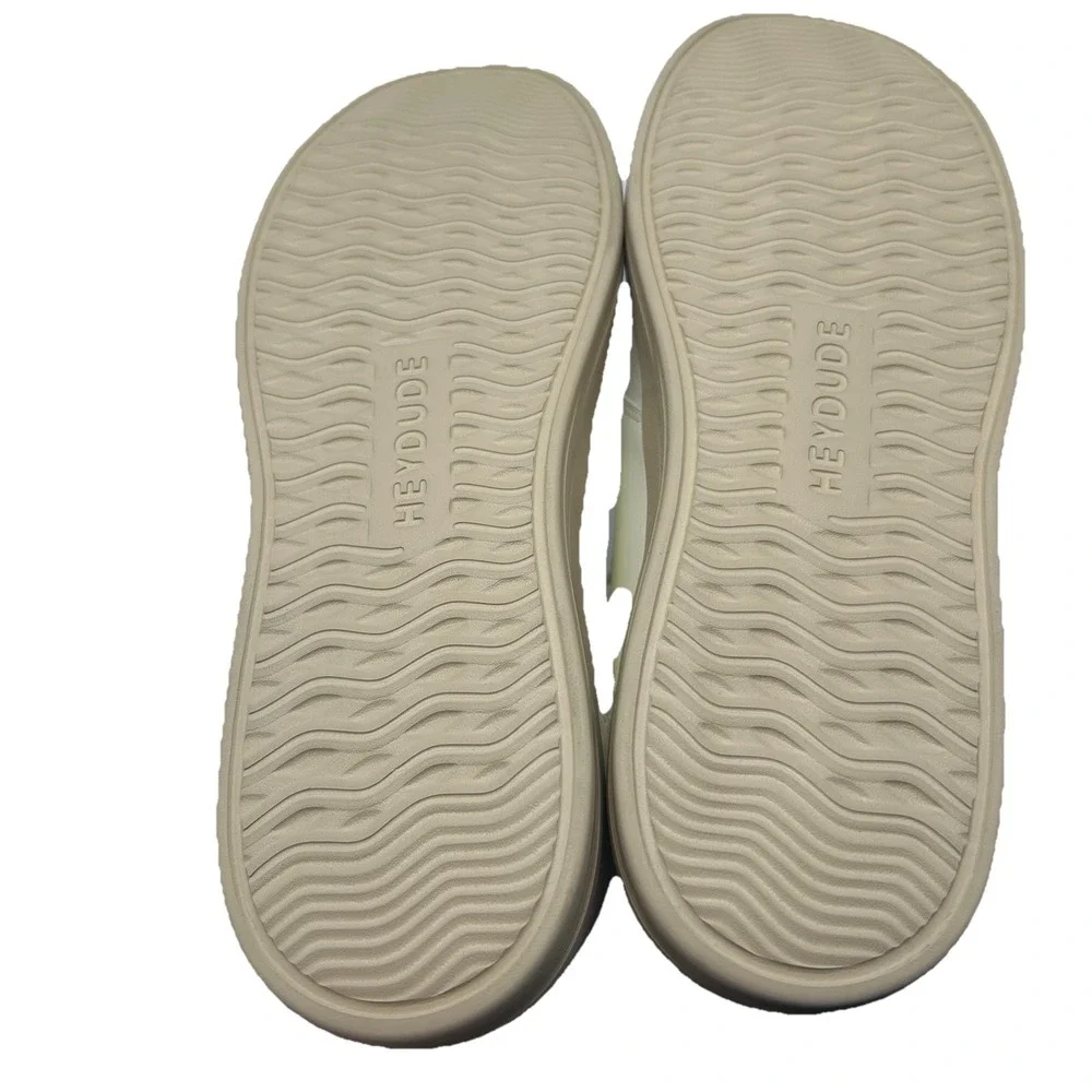 Hey Dude Karina Shoes Women's 10 Duo Classic Slip On Sneaker White Animal Print